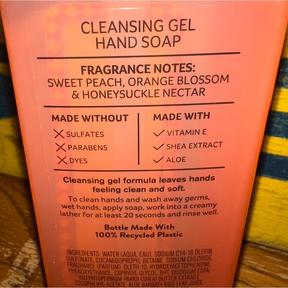 Bath & Body Works Market Peach Hand Soap ~ New - Picture 2 of 2